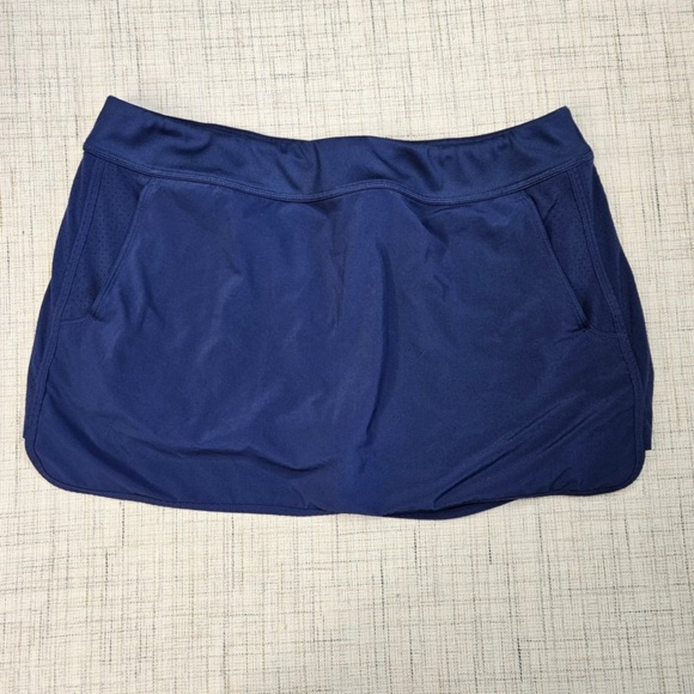 Vineyard Vines Athletic Skort Golf Tennis Pockets Navy Blue XL